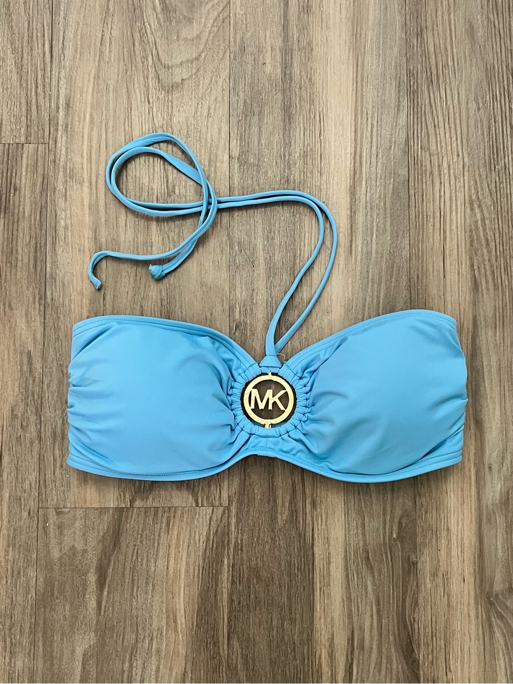 Micheal kors blue bandeau style bikini top | Size Small